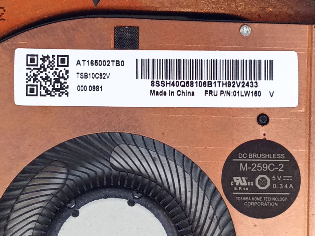 Б/У Система охолодження на Lenovo L580 - фото фото фото 2