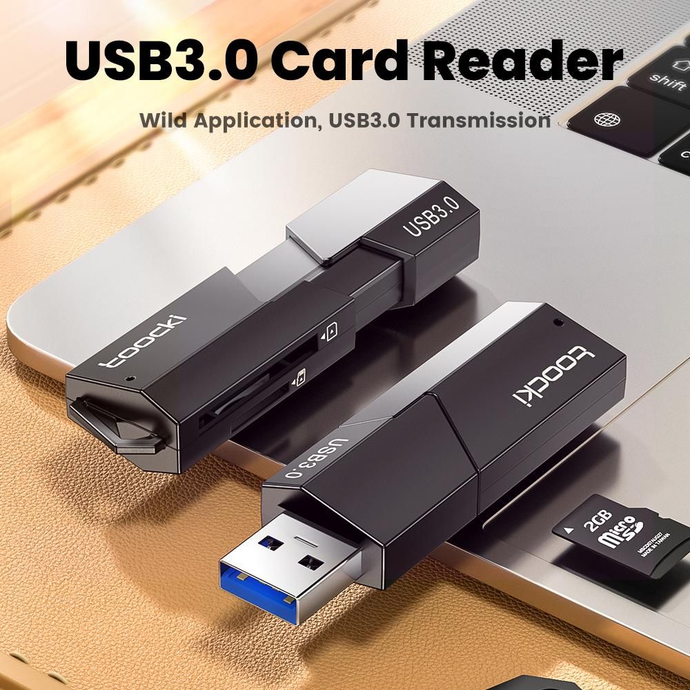 Toocki USB 3.0 на SD Адаптер карток пам’яті MicroSD і TF - фото фото фото 1