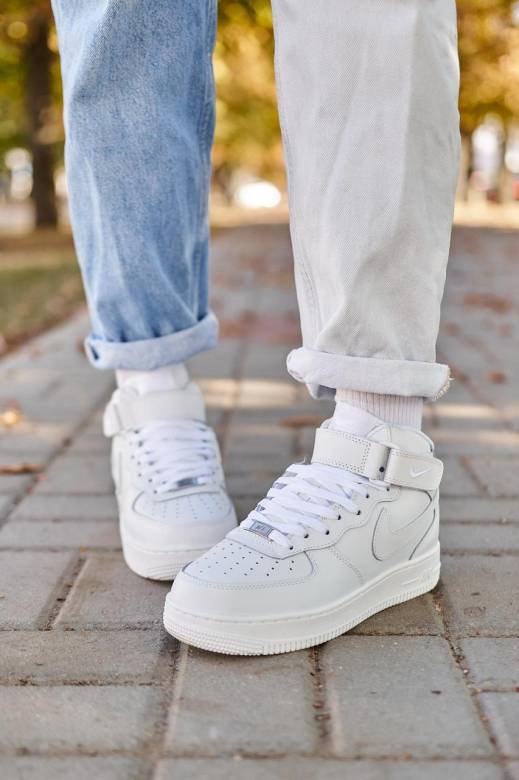 Nike Air Force Mid Winter White (Хутро) 36 - фото фото фото 1