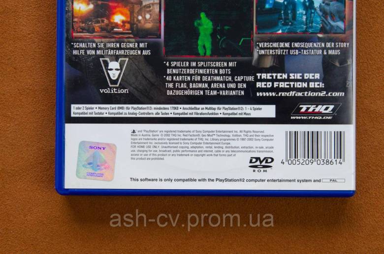 Диск для Playstation 2, гра Red Faction II - фото фото фото 3