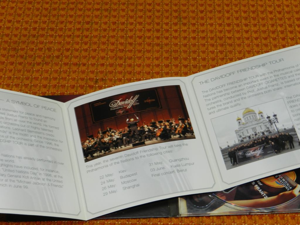 CD  Davidoff -Friendship Tour 2001 - фото фото фото 2