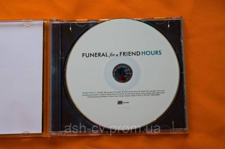 Музичний диск CD. FUNERAL FOR A FRIEND - Hours - фото фото фото 5