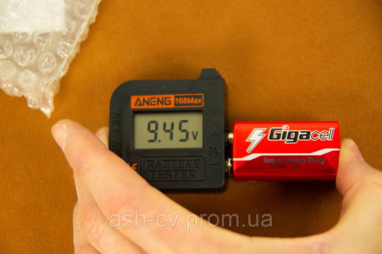 Тестер для батарейок ANENG 168Max (AA, AAA, C, D, 1.5V, 9V) - фото фото фото 6