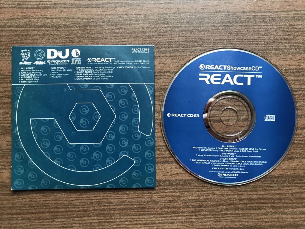Музыкальный CD сборник "Various - React Showcase CD" [React] [REACT CD63] - фото фото фото 1