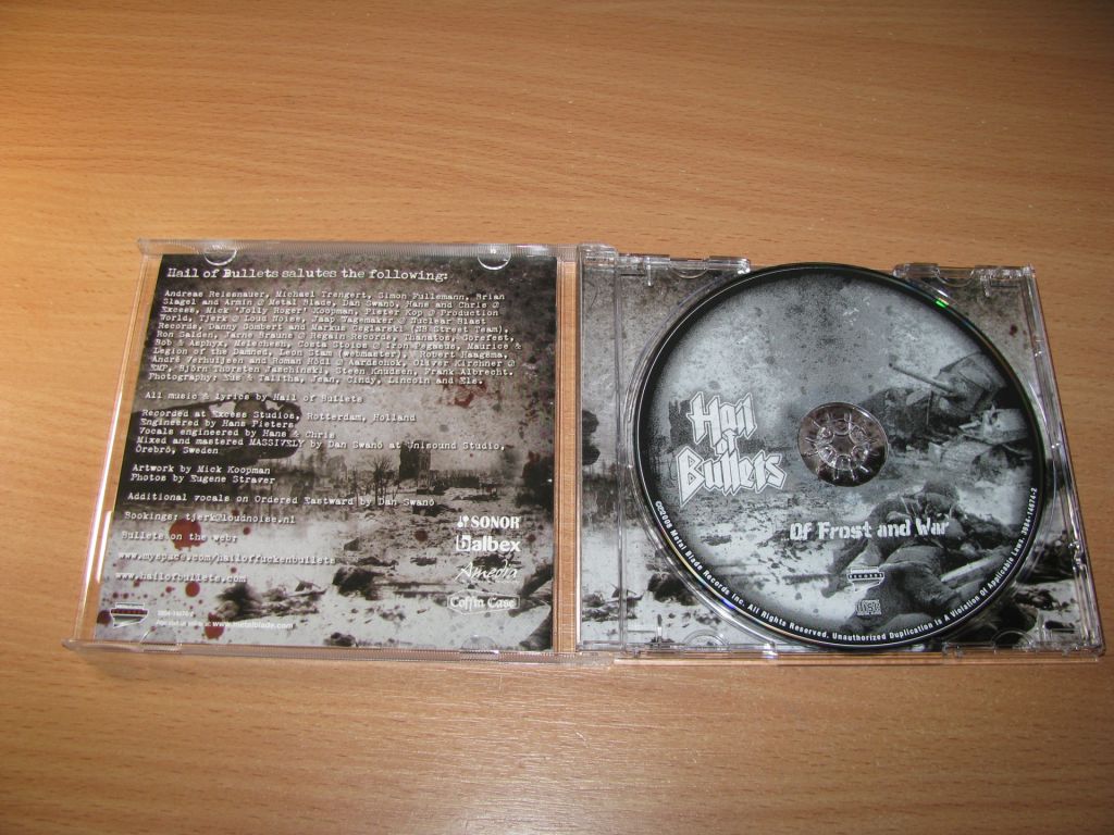 HAIL OF BULLETS - Of Frost And War  (2008 Metal Blade 1st press,USA) - фото фото фото 1