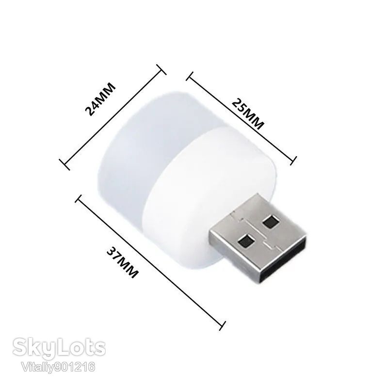 2шт. USB-нічник Теплий білий світлодіодний світлодіодний ліхтарик. Розпродаж! - фото фото фото 5