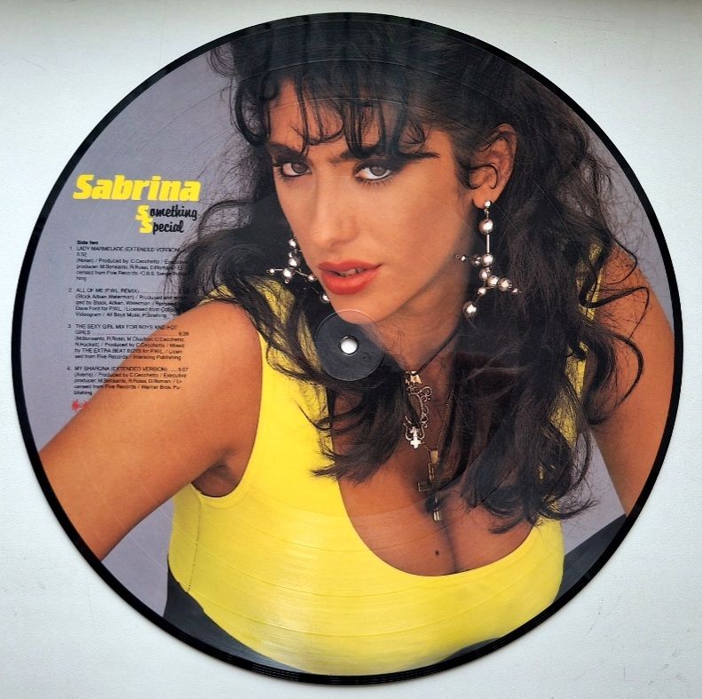 Sabrina - Something Special - 1988.   (LP). 12. Picture Disc. Пластинка+Постер. Denmark. Rare. - фото фото фото 4