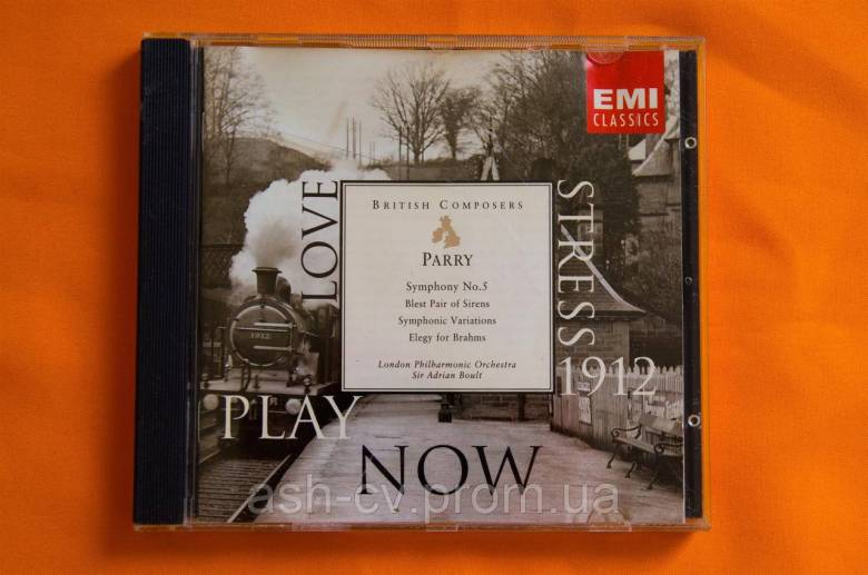 Музичний диск CD. PARRY - SYMPHONY No5 1987 - фото фото фото 0