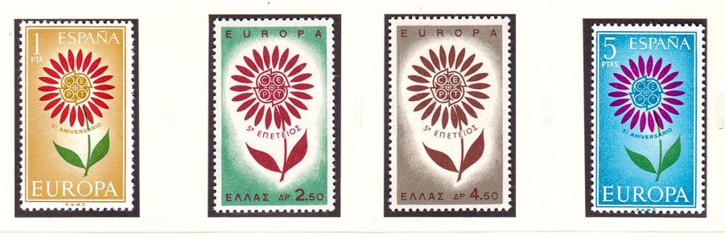 Испания и Греция 1964  г MNH  - CEPT - - фото фото фото 0
