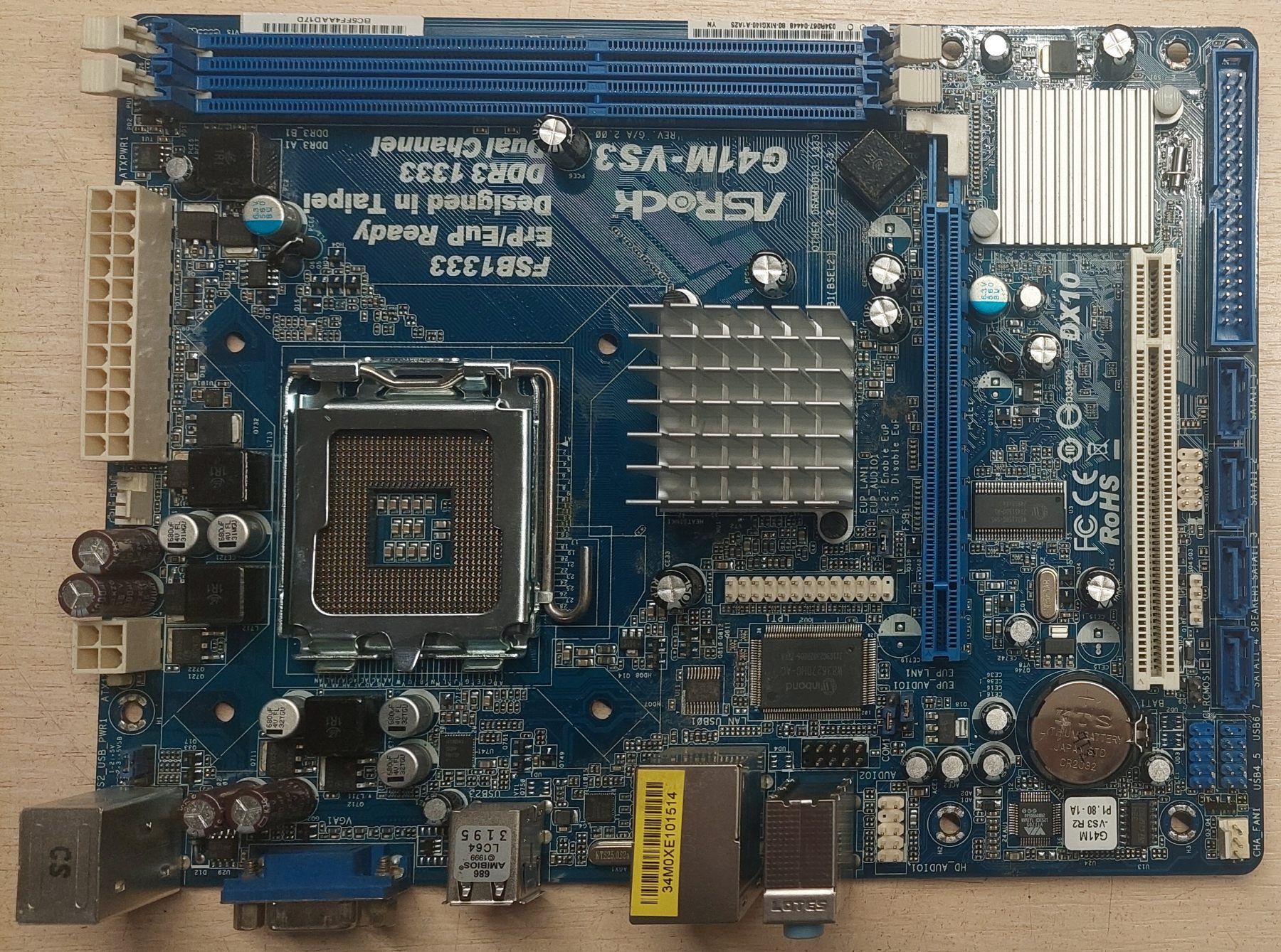 Б/В Материнська плата ASRock G41M-VS3 / Socket 775 / 2 x DDR3 - фото фото фото 1