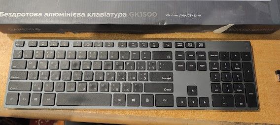 Беспроводная клавиатура GamePro GK1500 № 23210602 - фото фото фото 1