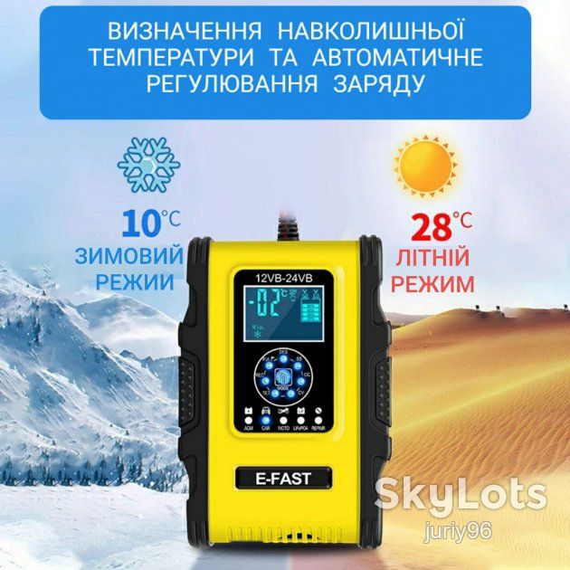 Автоматическое импульсное зарядное устройство 12В/12А, 24В/6А - фото фото фото 3
