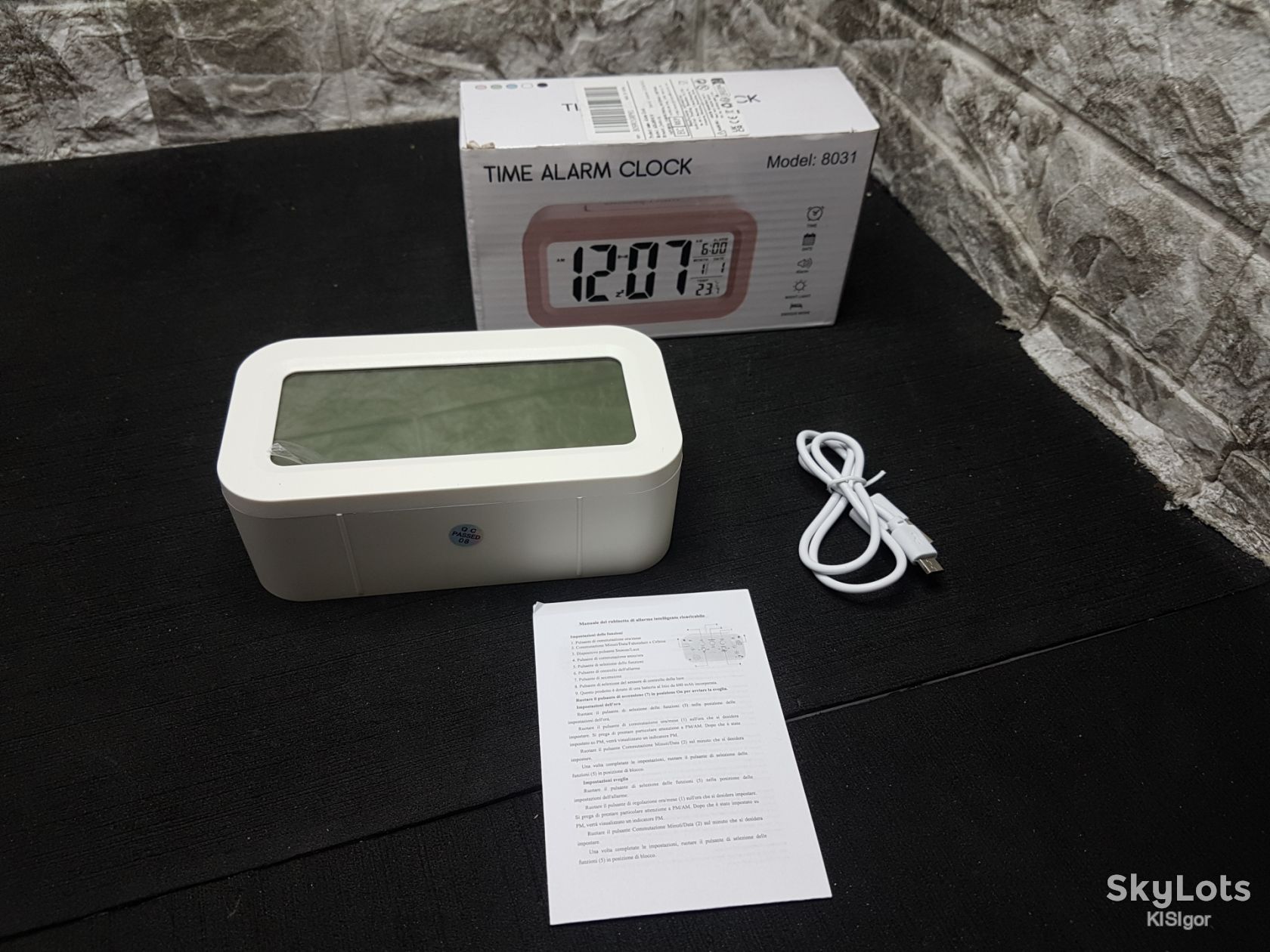 Цифровий настільний годинник-будильник Time Alarm Clock *80934 - фото фото фото 4