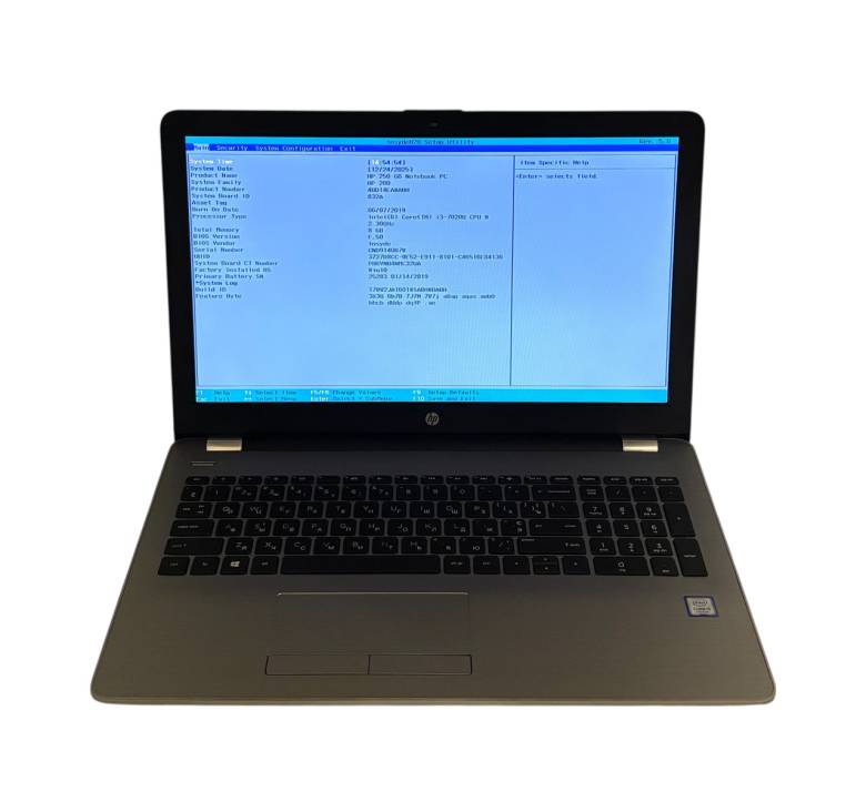 Ноутбук HP 250 G6 i3-7020U/8/120 SSD - Class A- - фото фото фото 4