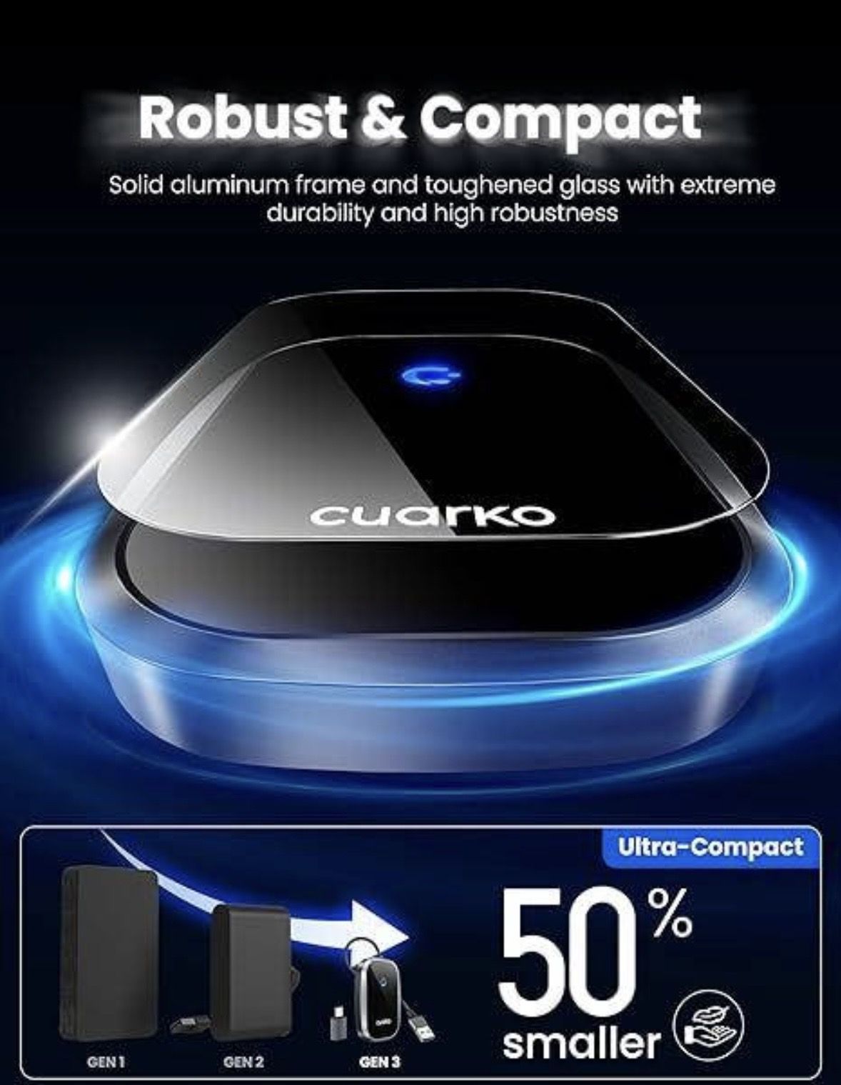Бездротовий адаптер Android Auto CUARKO, plug and play. - фото фото фото 1