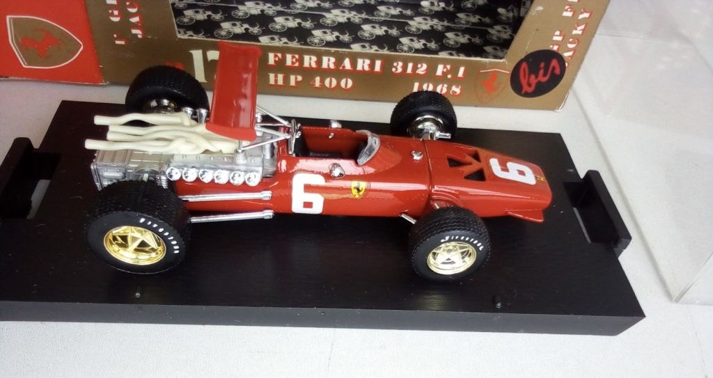 Brumm FERRARI - F1  312 N 6 FRANCE GP 1968 C.AMON 1/43 - фото фото фото 6