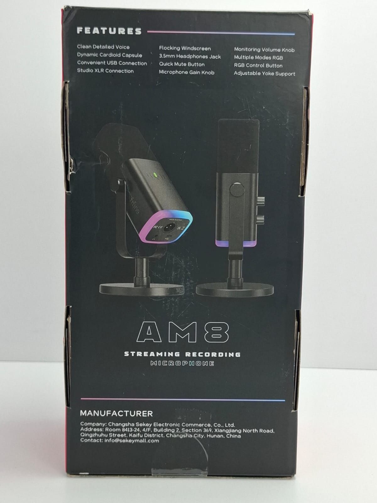 Студійний мікрофон FIFINE AM8 USB/XLR з RGB-підсвічуванням - фото фото фото 10