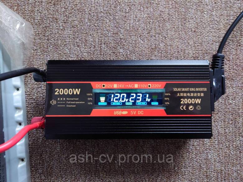 Інвертор, 12V, 220V, Sine Wave, Inverter, 550W - фото фото фото 0