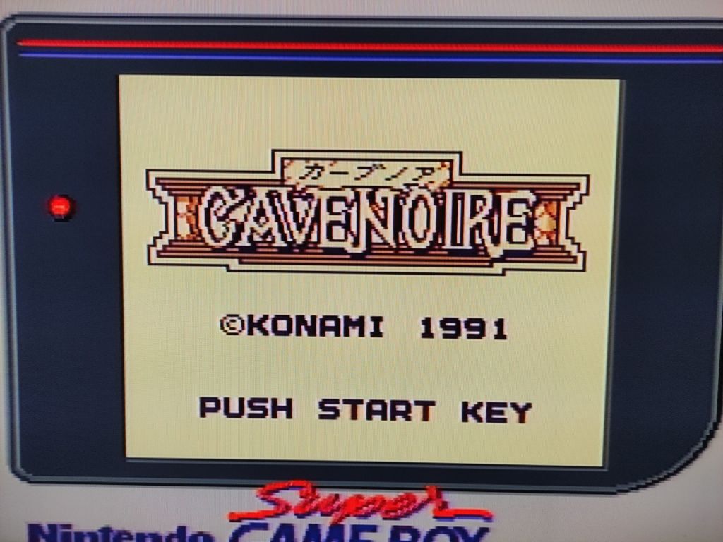 Cave Noire Nintendo Gameboy Японія GB, карт + кейс - фото фото фото 3