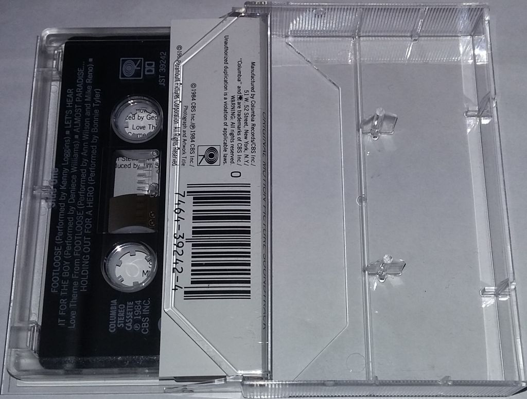 VARIOUS  Footloose  (Original Motion Picture Soundtrack). Cassette     (US) - фото фото фото 1