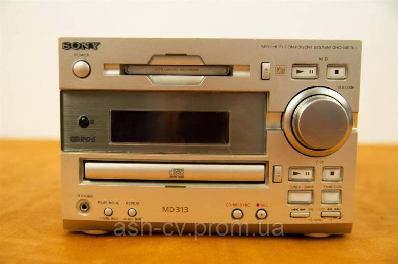 Музичний центр, Sony, MD313, MD, Mini Disc, CD, Radio - фото фото фото 1