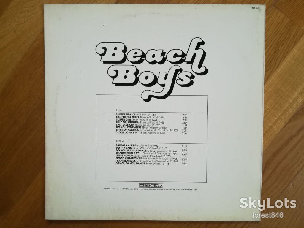 Beach Boys  (глянс. конв.)-Ex.+, Німеччина  (&amp;83) - фото фото фото 1