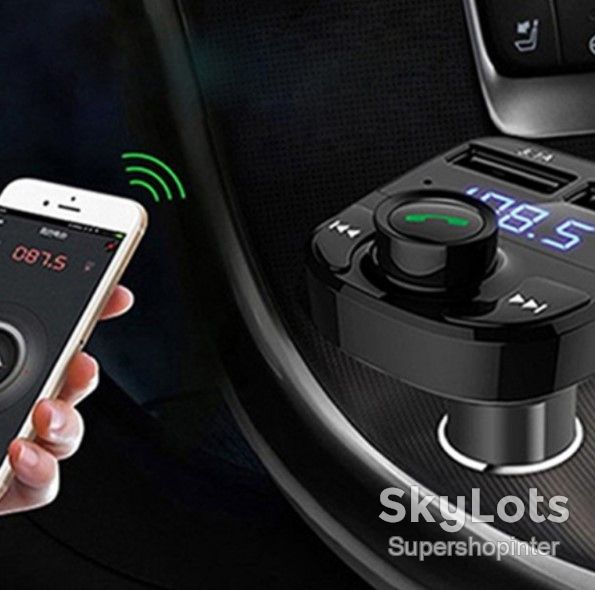 ФМ модулятор FM трансмиттер CAR X8 с Bluetooth MP3  (X8) - фото фото фото 5