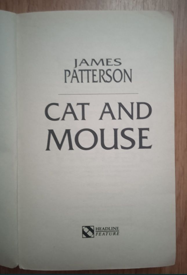Cat and Mouse James Patterson English на Английском книга - фото фото фото 1