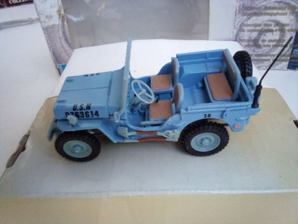 HONGWELL Jeep CJ-2A Shore Patrol 1:43 Cararama - фото фото фото 1