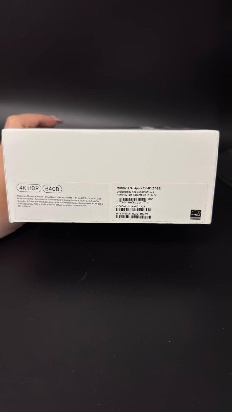 264 Пуста коробка Apple TV 4K 64GB  (2nd Gen) - фото фото фото 3