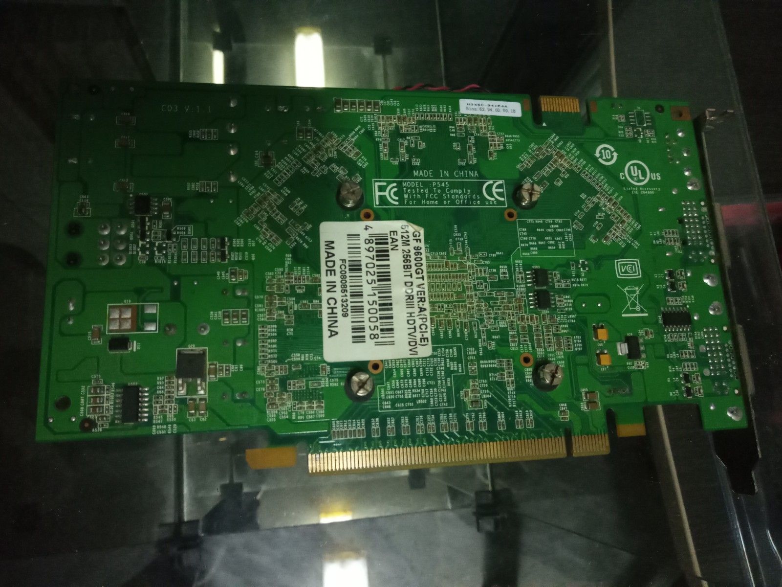 Неисправная видеокарта Forsa PCI-Ex GeForce 9600GT 512 Mb 256 bit DDR3 - фото фото фото 1