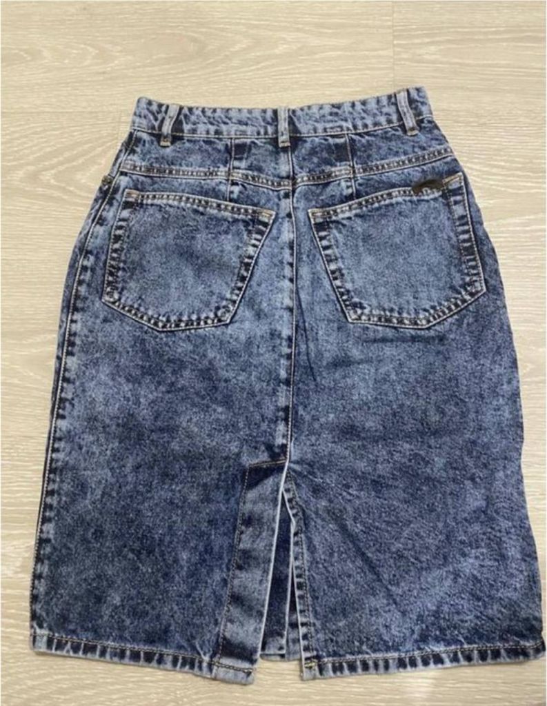 Спілниця бавовняна міді  (нижче колін) Why not denim - фото фото фото 2