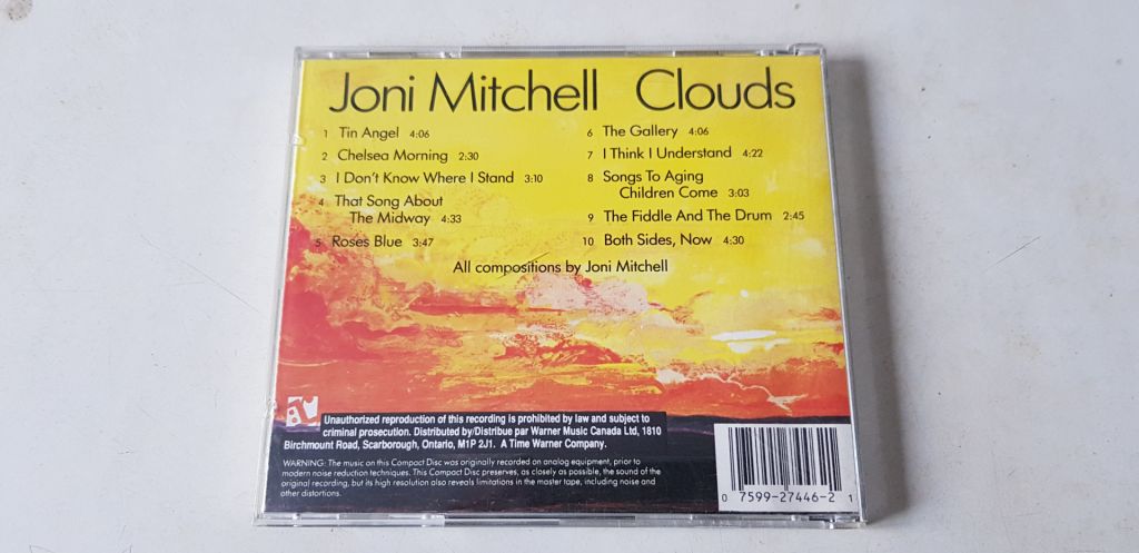 Joni Mitchell Clouds CD фірмовий - фото фото фото 1