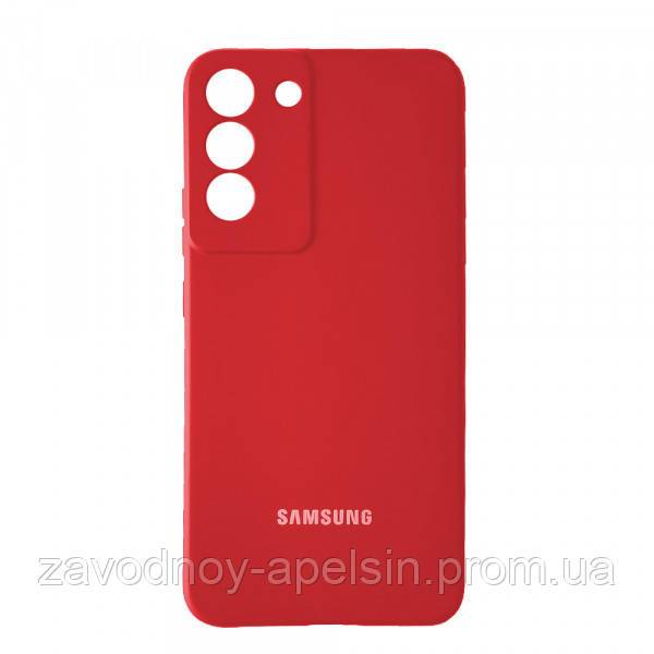 Samsung S20 FE G780 Чехол Silicone Cover (красный) - фото фото фото 0
