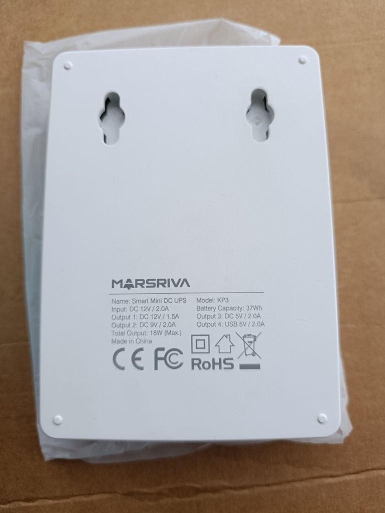 Новый ДБЖ для роутера ONU MARSRIVA 10000mAh Smart Mini DC UPS KP3 - фото фото фото 6
