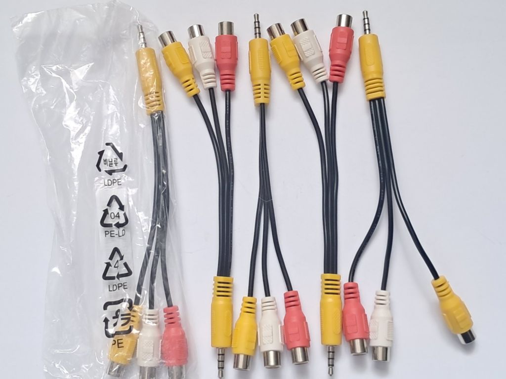 Перехідник JACK 3,5 на 3 RCA тип3 - фото фото фото 0