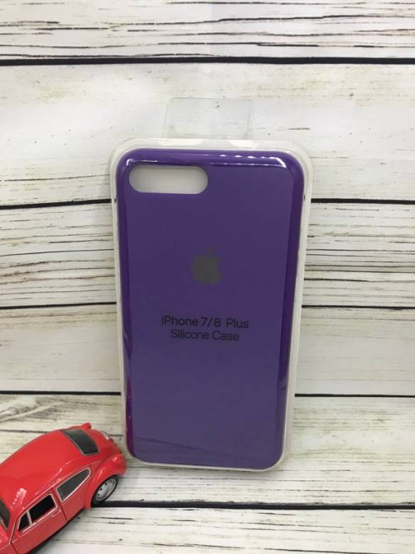 Чехол Apple Silicone Case для iPhone 7 Plus / 8 Plus Purple Фіолетовий - фото фото фото 0