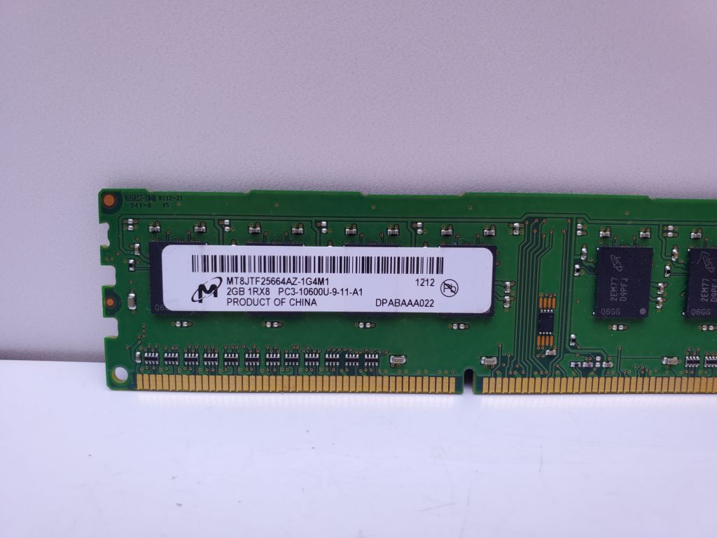 Оперативна пам'ять Micron DDR3 2Gb 1333Mhz/PC10600 - фото фото фото 1