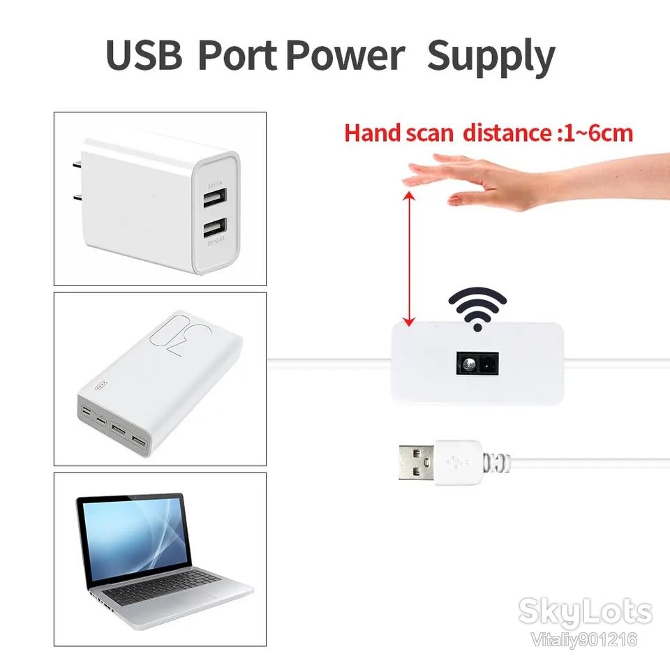 Світлодіодна   стрічка 5 метрів/150led/Сенсорний датчик/ USB-5V. Від 1Грн!Без Резерву! Розпродаж! - фото фото фото 5