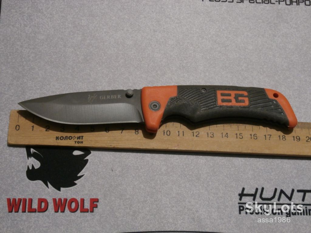 Туристичний складний ніж Gerber Bear Grylls Scout Knife,ніж для виживаня 18.5см - фото фото фото 4
