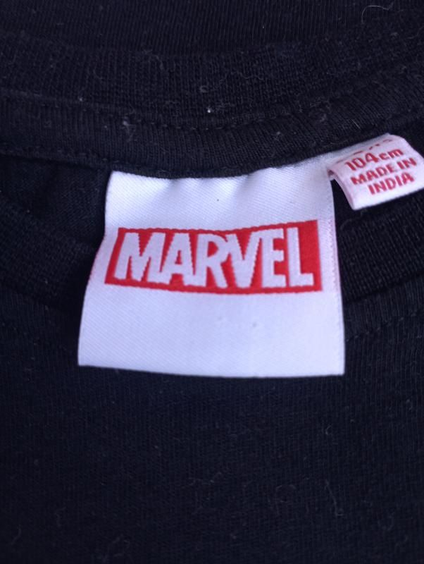 Чорний реглан лонгслив marvel на хлопчика 3-4 роки - фото фото фото 2