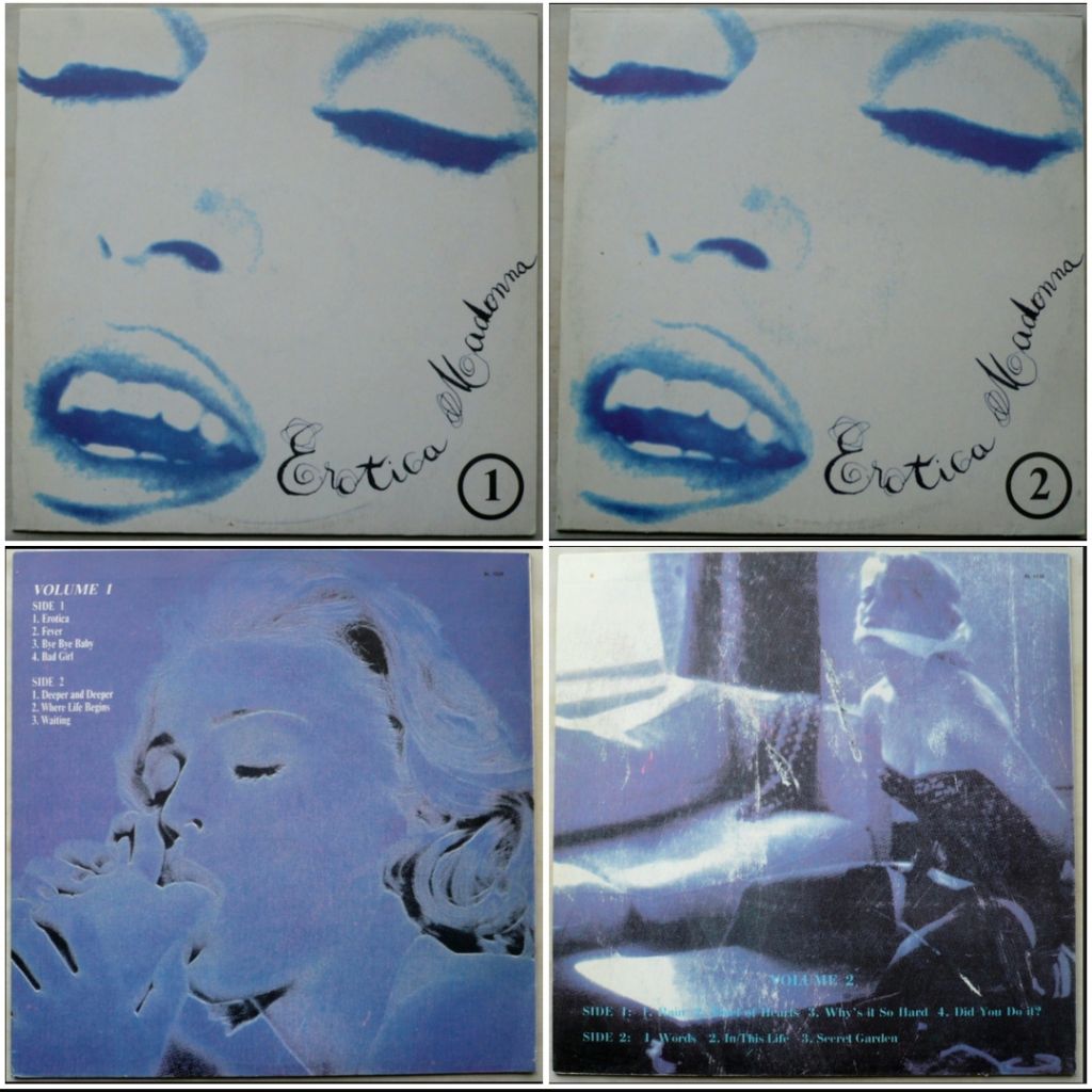 Madonna - Erotica - 1992.   (2LP). 12. Vinyl. Пластинки - фото фото фото 0