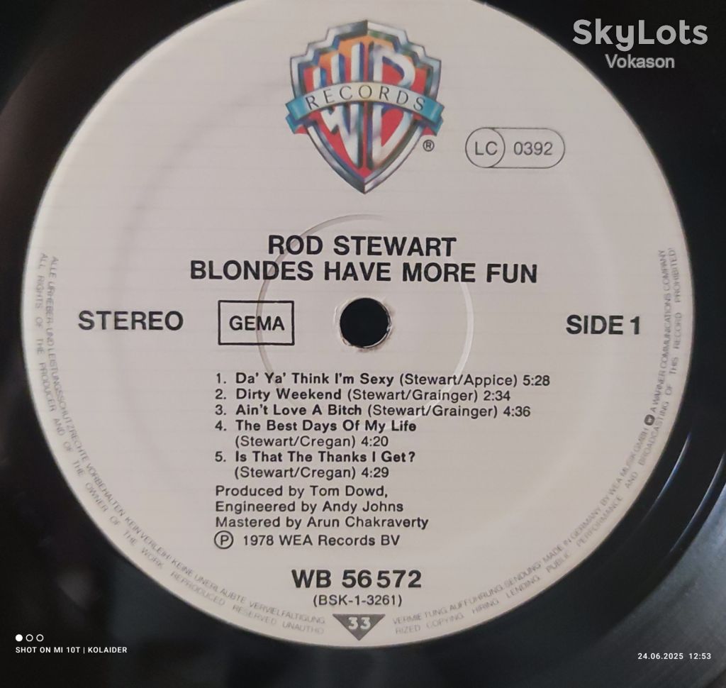 ROD STEWART Blondes Have More Fun.  NM/VG+ - фото фото фото 0