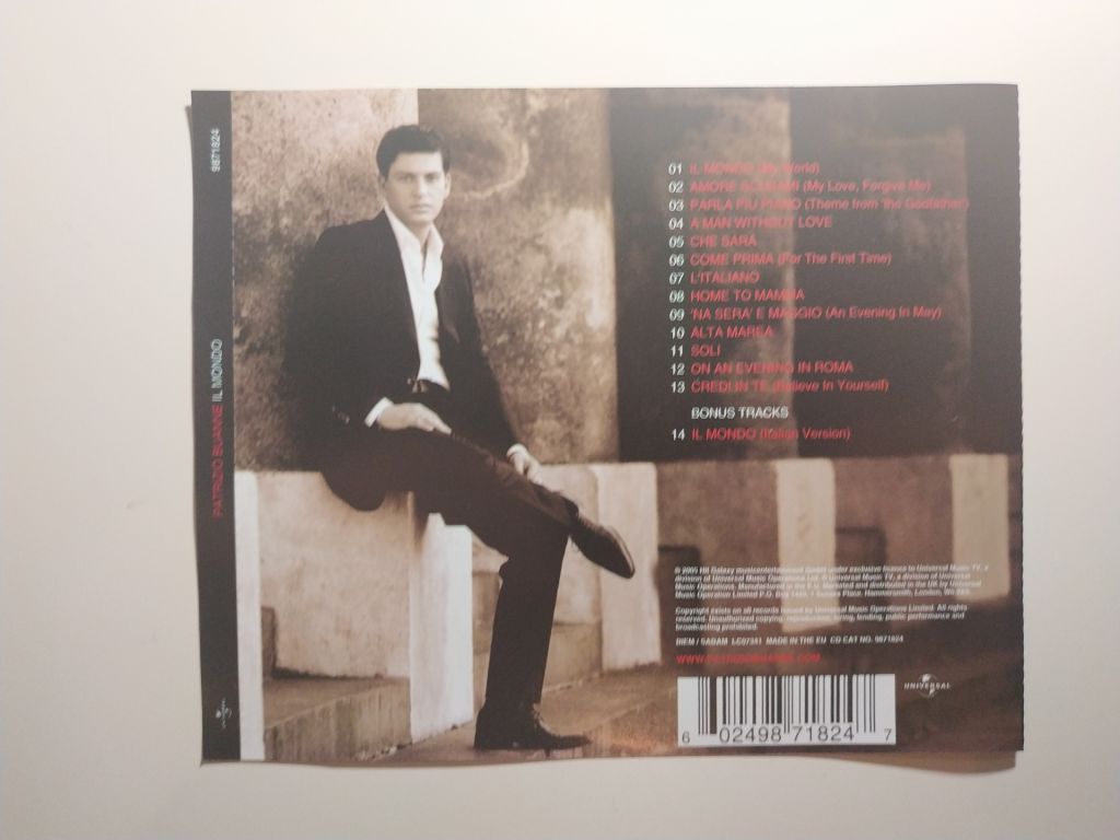 Patrizio Buanne - Il Mondo - CD - фото фото фото 2