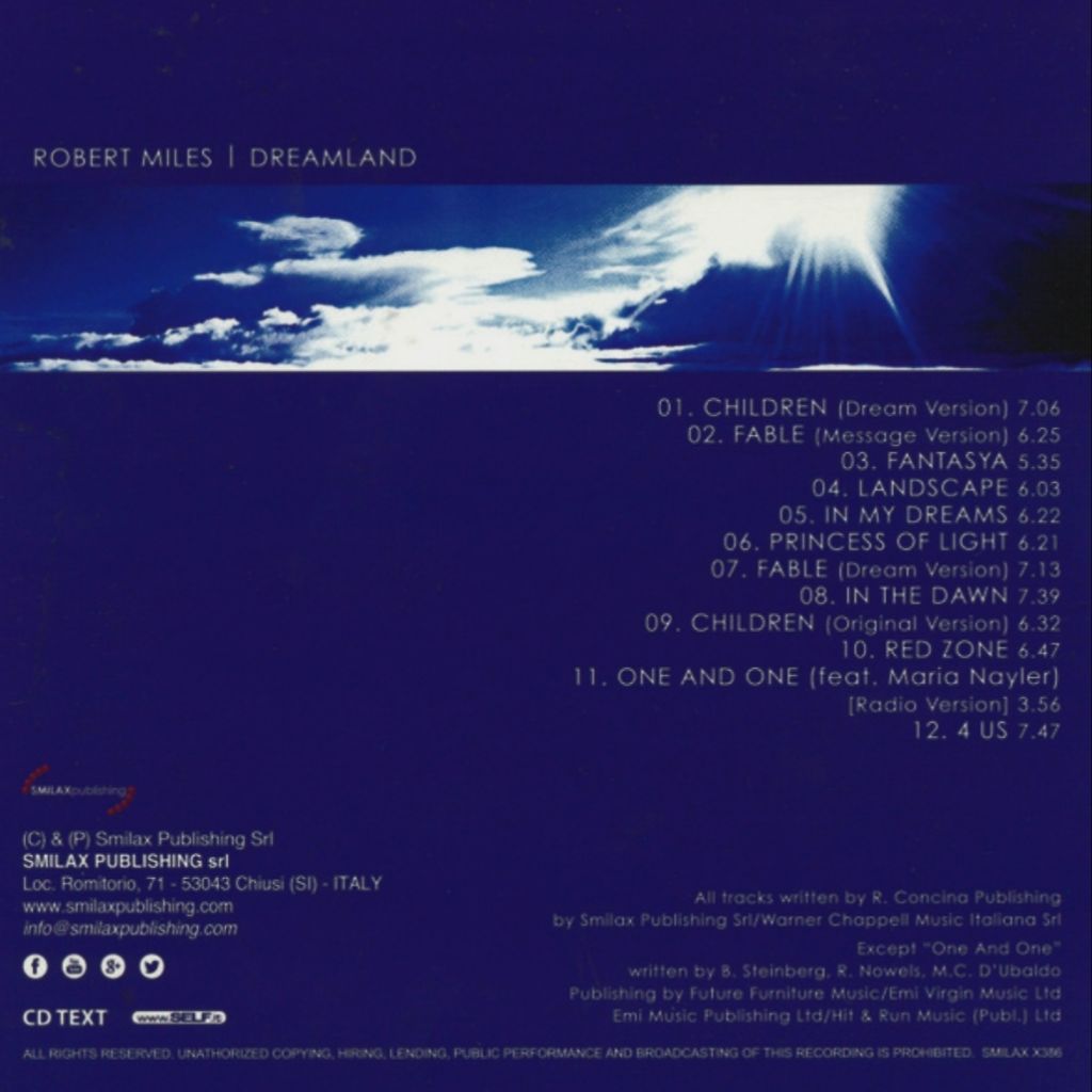 Robert Miles - Dreamland - 1996.   (2LP). 12 + CD. Vinyl. Пластинки. Italy. S/S - фото фото фото 3