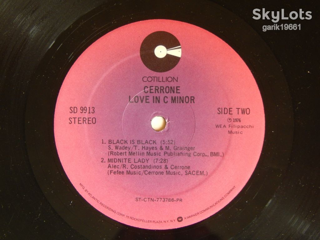 Cerrone ‎– Love In C Minor    (Cotillion – SD 9913, US) NM-/EX+ - фото фото фото 3