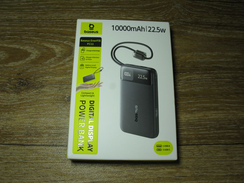Павербанк Baseus 22.5W 10000mAh EnerFill FC11 E00304 black - фото фото фото 0
