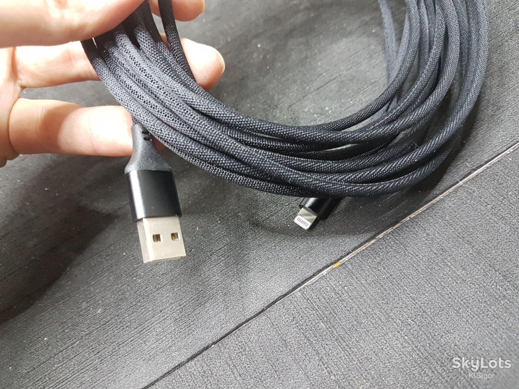 Довгий зносостійкий кабель USB-A- Lightning *80804 - фото фото фото 5