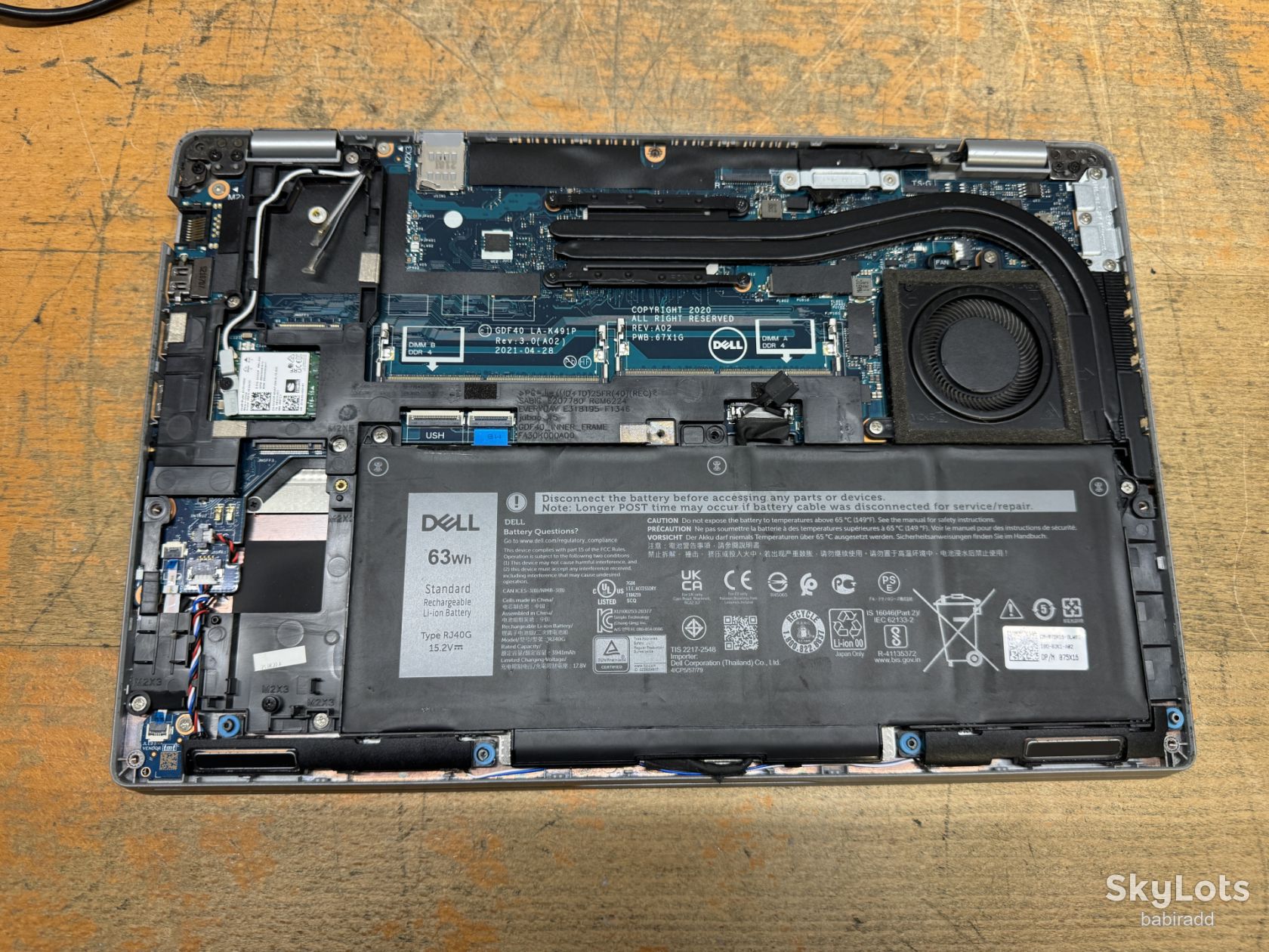 Ноутбук DELL 5420 I5-1145G7/БЕЗ DDR4/БЕЗ SSD     (56) - фото фото фото 4