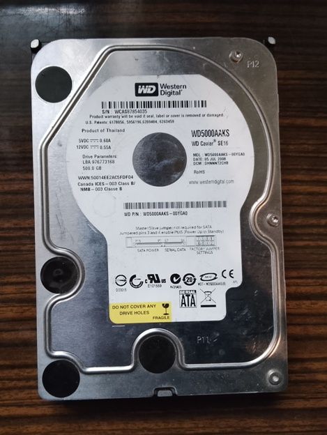 Жорсткий диск WD 500GB SATA 3.5 - фото фото фото 0